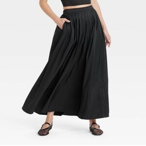 A New Day Elegant Black Maxi Skirt